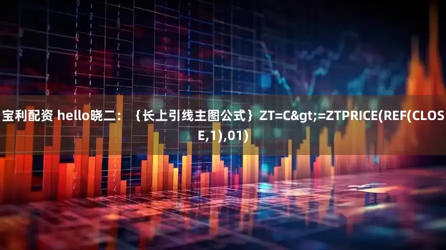 宝利配资 hello晓二：｛长上引线主图公式｝ZT=C>=ZTPRICE(REF(CLOSE,1),01)