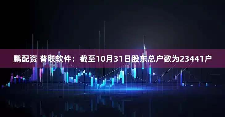 鹏配资 普联软件：截至10月31日股东总户数为23441户